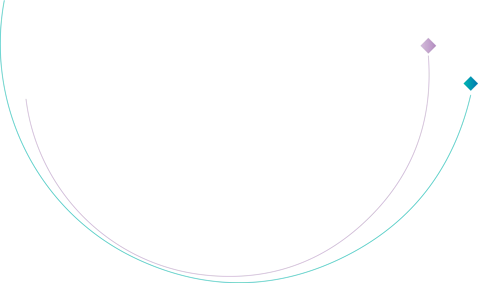 Curved decorative background